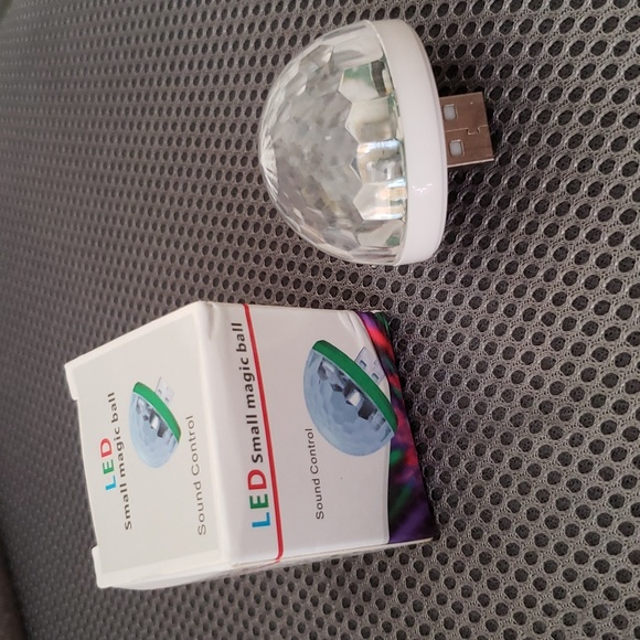 LED Small Magic Ball RGB LED Light USB New in Box - Picture 3 of 5